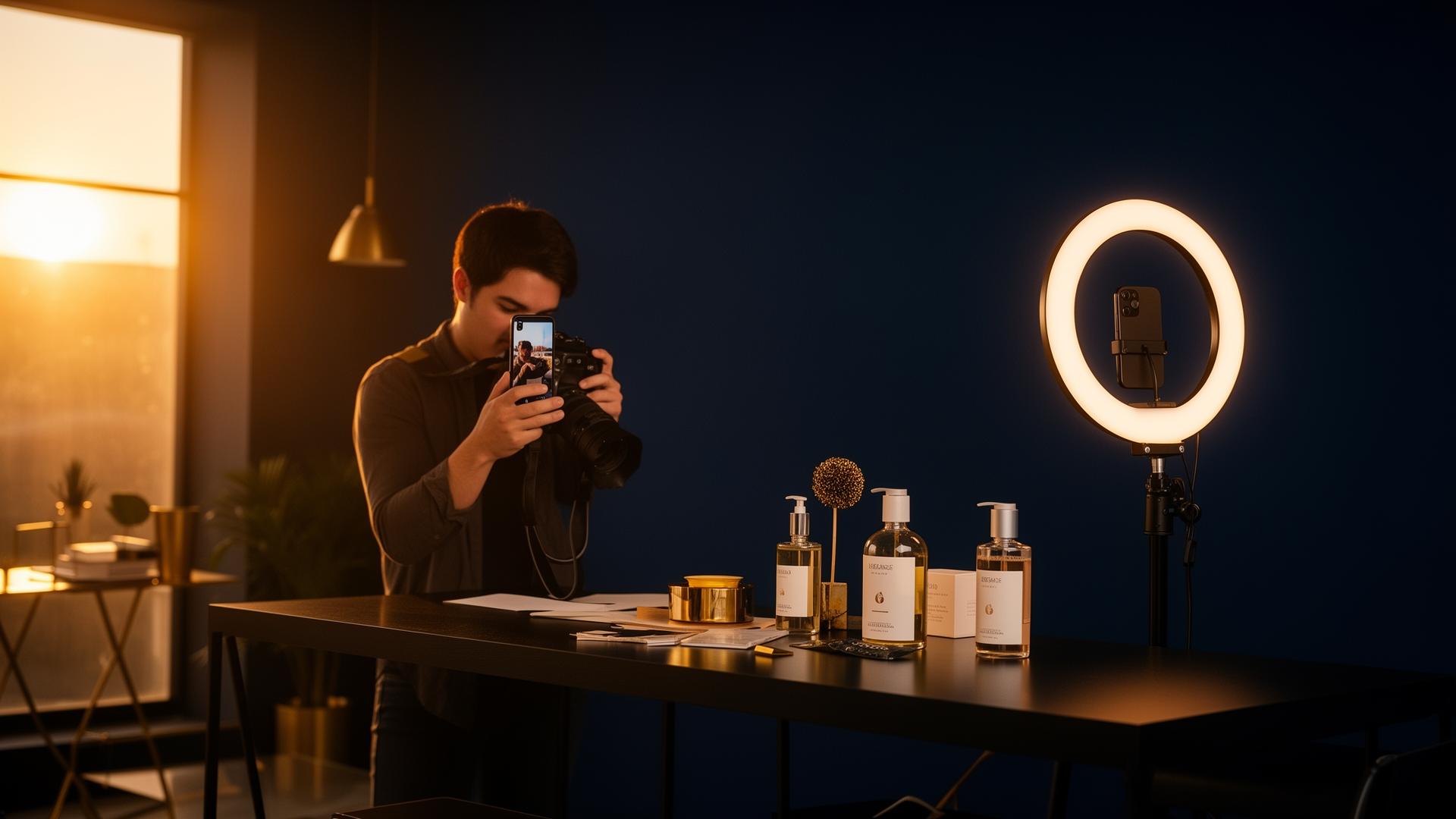 Produção de conteúdo profissional para Instagram