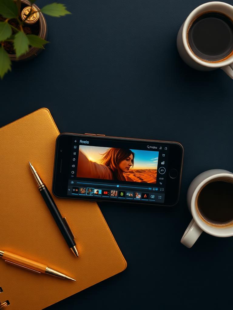 Edição de Reels e produção de conteúdo